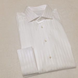 Recent Ermenegildo Zegna White Dress Shirt 46 / 18